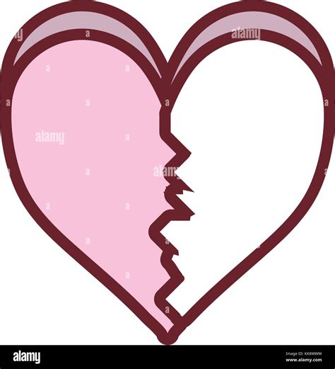 Broken Heart Vector Illustration Stock Vector Image And Art Alamy