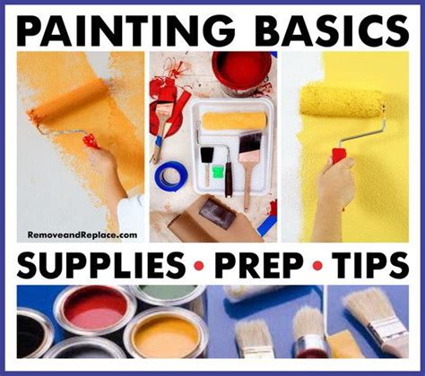 Painting Basics 101 Prep Tips And Supplies List Painting Supplies