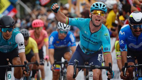 Tour Colombia Mark Cavendish Opens Score With Stage Win Astana