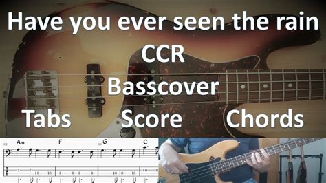 Ccr Have You Ever Seen The Rain Bass Cover Tabs Score Chords