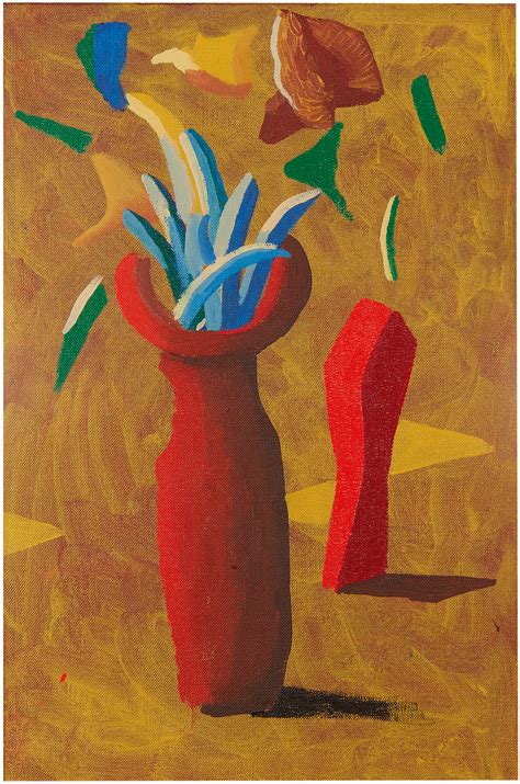 David Hockney Two Red Pots Contemporary Curated Sothebys