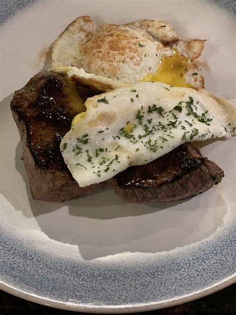 Homemade Classic Steak And Eggs Rfood