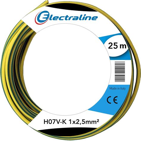 Electraline Cavo Unipolare N V K Sezione X Mm Mt Verde