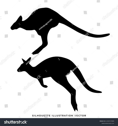 Wild Animals Silhouettes Vector Illustration Isolated Stock Vector ...