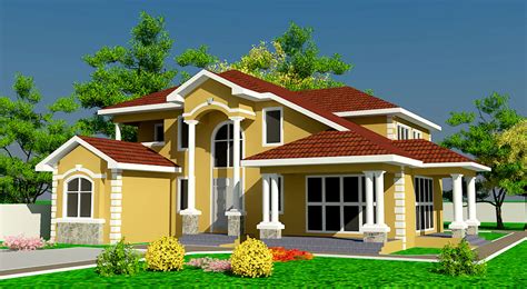 Ghana House Plans – Naanorley House Plan