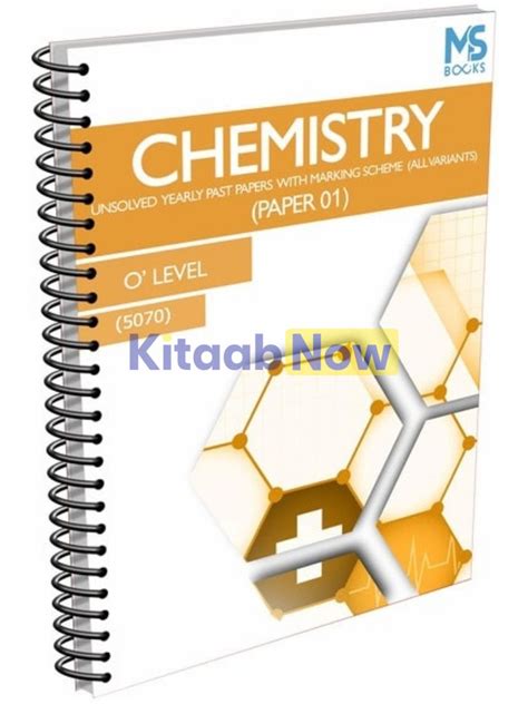 O Level Chemistry Paper 1 Unsolved Yearly S13 S23 Kitaabnow