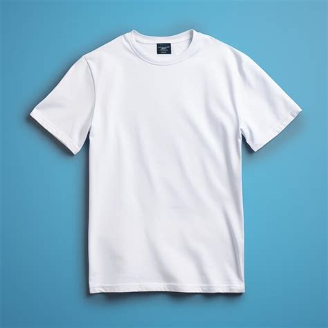 Maqueta De Camiseta En Blanco Liso Foto Premium