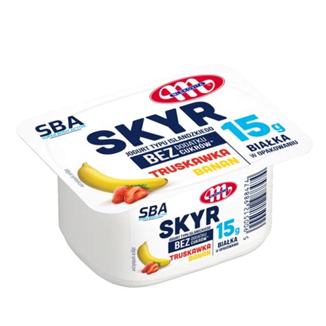 Super Body Active Skyr Jogurt Typu Islandzkiego Truskawka Banan