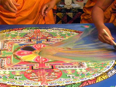 Buddhist Sand Mandala Destruction