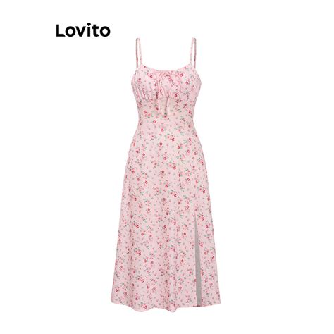 Lovito Women Casual Ditsy Floral Flowers Dress L Ad Shopee