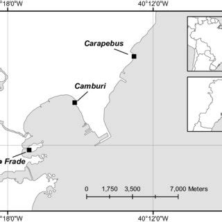 Map of metropolitan region of Vitória, Espírito Santo, Brazil,... | Download Scientific Diagram