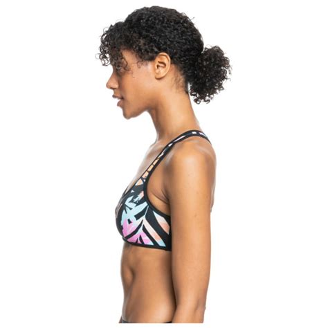 Roxy Roxy Active Athletic Bra Printed Bikini Top Women S Buy Online