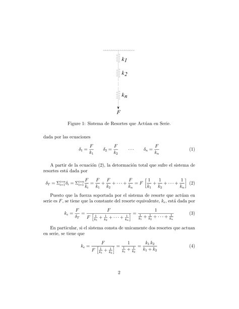 Resortes En Serie Y Paralelo Pdf