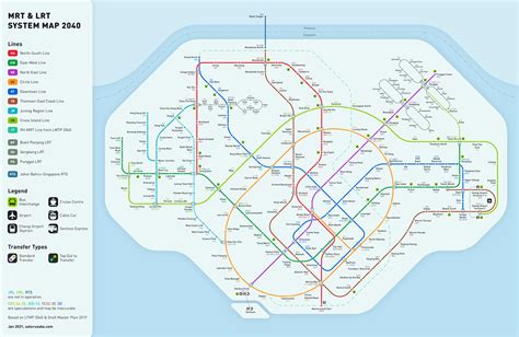 Singapore MRT Map 2021