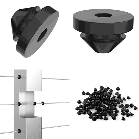 Pack Cable Railing Rubber Grommets For Cables For