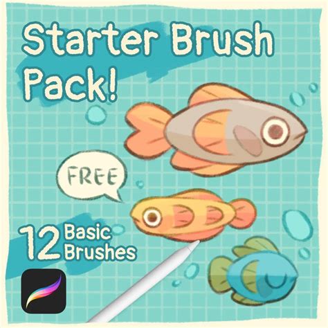 Free Starter Brush Pack For Procreate Librium