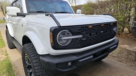 Amber Led Raptor Grille Lights Kit For 2021 2025 Ford Bronco