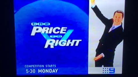 The Price Is Right Australia Promo 2003 Youtube