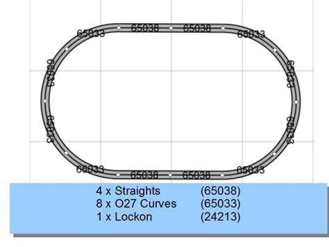 Lionel 027 Tubular Oval Track Pack