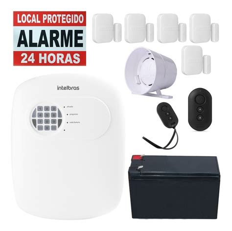 Kit Alarme App Anm 24 Net 5 Sensor Magnético Intelbras Frete grátis