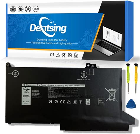 Dentsing 42wh 0g74g Laptop Battery Compatible With Dell Latitude 5300 5310 7300 7400