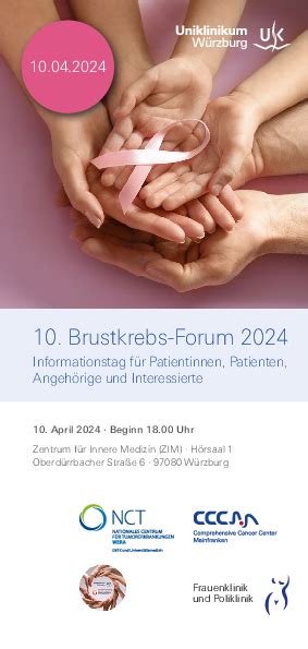 Universitätsklinikum Würzburg 10 Brustkrebs Forum 2024 10 04 2024