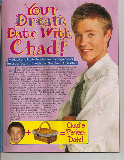 Y2k 00s Fashion 2000s Magazine Tigerbeat Chad Michael Murray Teen