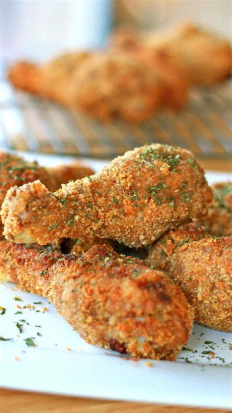 Oven Fried Chicken Drumsticks Recipe Divas Can Cook