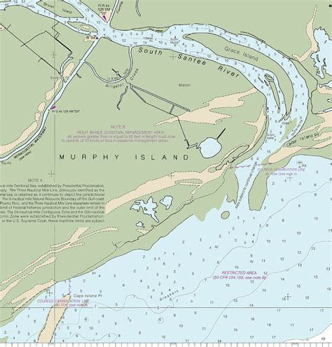 Nautical Charts Of Winyah Bay South Carolina 532 Mud Bay Etsy