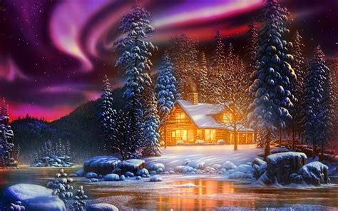 Cozy Winter Wallpaper - Winter Landscape (#1903150) - HD Wallpaper & Backgrounds Download