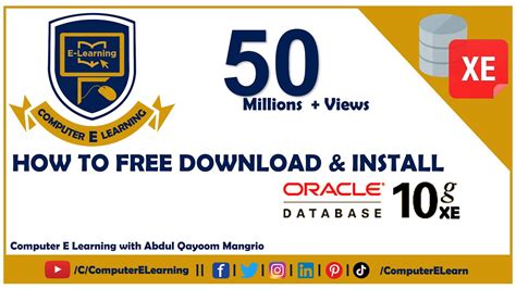 How To Download And Install Oracle Database 10g Express Edition At Win 7