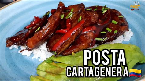 Posta Negra Cartagenera🇨🇴 Receta Paso A Paso Youtube