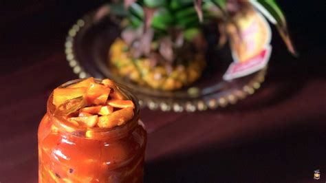 pineapple pickle sweet  spicy recipes  simple