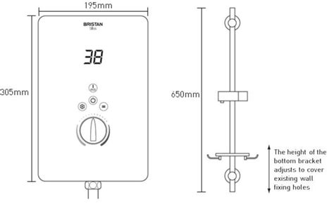 Bristan Bliss 10 5kw Electric Shower White Bl3105 W