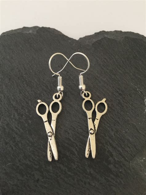 Scissor Earrings Scissor Jewellery Sewing Earrings Hobby Etsy Uk