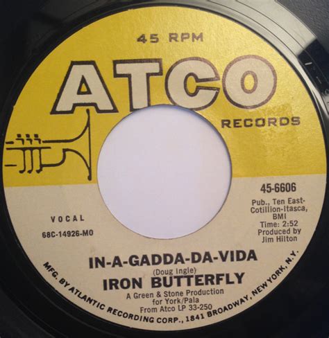 Iron Butterfly - In-A-Gadda-Da-Vida (1968, Vinyl) | Discogs