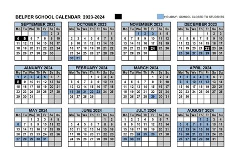 Calendar Day Timings And Term Dates Belper School And Sixth Form Centre