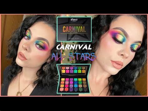 BPERFECT CARNIVAL ALL STARS PALETTE TUTORIAL REVIEW YouTube