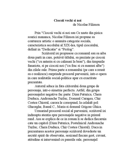 Pdf Referat Ciocoii Vechi Si Noi Dokumen Tips