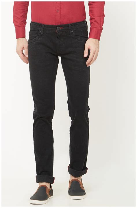 Buy Integriti Men Black Skinny Fit Jeans Online at Low Prices in India ...