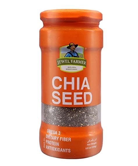 Dried 250gm Jewel Farmer Chia Seeds For Good Health Packaging Type