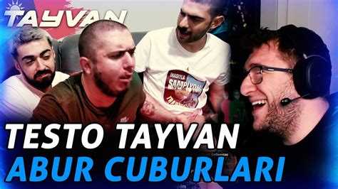 EFE UYGAÇ MERTCAN BAHAR TESTO TAYVAN ABUR CUBURLARI DENEDİM İZLİYOR