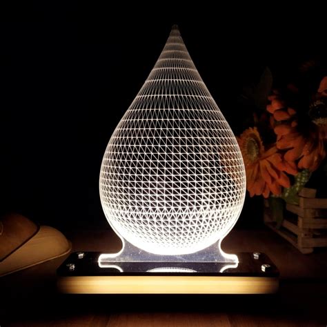 Table Top Cool White Acrylic 3d Illusion Led Night Lamp At Rs 899 Piece In Mumbai