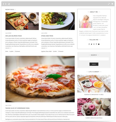 Best WordPress Food Themes to Share Recipes | Mono-live