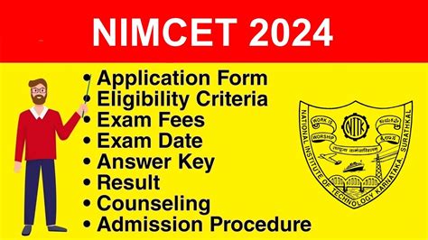 NIMCET 2024 Application Form Eligibility Criteria Exam Date