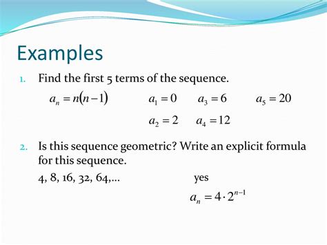 Sequences Ppt Download