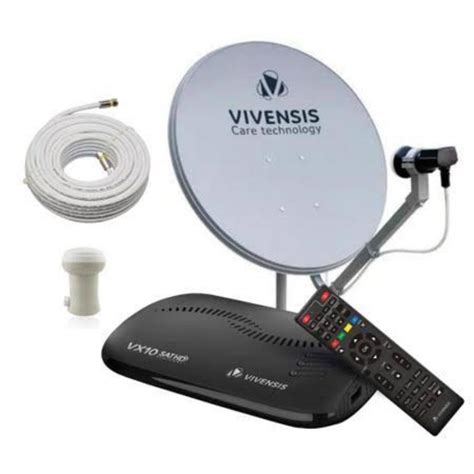 Kit Completo Vivensis Antena Receptor E Cabo 15 Metros Shopee Brasil