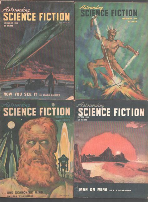 Astounding Science Fiction 1948 Complete Set Of All 12 1948 Issues