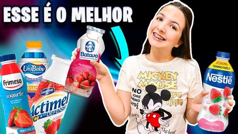 QUAL É A MELHOR MARCA DE IOGURTE DO SUPERMERCADO YouTube