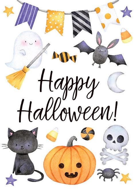 Halloween Cards Free Greetings Island Worksheets Library